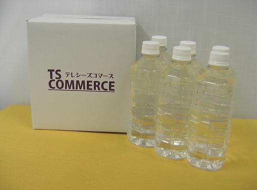 【日本全国送料無料】ラベルなし【PET】強酸性水「うるおい水プラス」500ml×6本入【箱売】
